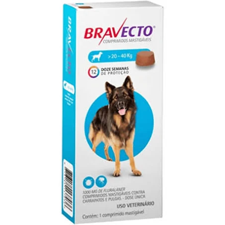 bravecto 20 a 40 kg