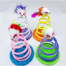 juguete espiral gato