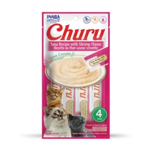 CHURU GATO ATUN  SABOR CAMARON 14GR X 4 TUBOS