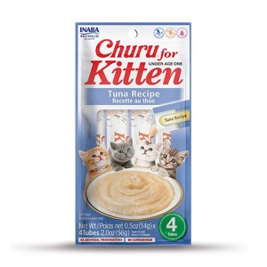 CHURU KITTEN TUNA / ATUN 14GR X 4 TUBOS