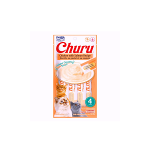 CHURU GATO POLLO Y SALMON 14GR X 4 TUBOS
