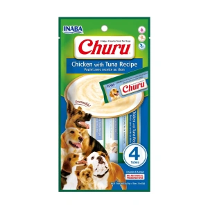 CHURU PERRO POLLO  Y ATUN 14GRS X 4 TUBOS