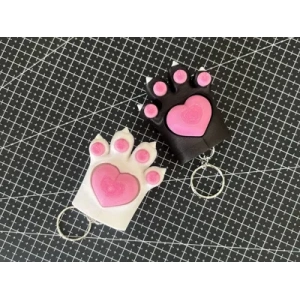 Clicker antiestrés de Patita con Corazón