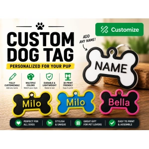 Chapita huesito personalizada